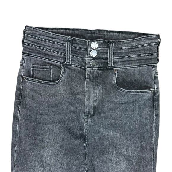 BLANK NYC High Rise Skinny Jeans Black Gray Dark Wash Stretch Denim size 27 - Picture 4 of 8
